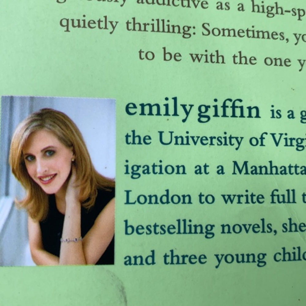 Emily Griffin Books‎ The New York Best Seller